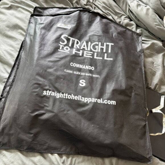 NWT Straight to Hell Commando Leather Jacket Women's S - Picture 4 of 7